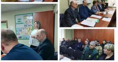 На базе Новокрупского лесничества проведен районный День охраны труда